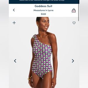 La Double J one shoulder swimsuit!